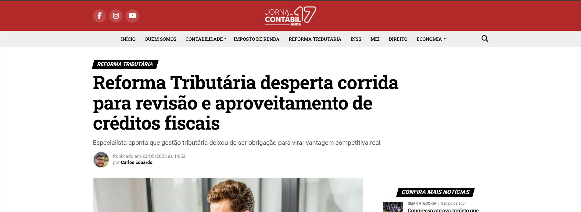 Reforma Tributária desperta corrida para revisão e aproveitamento de créditos fiscais