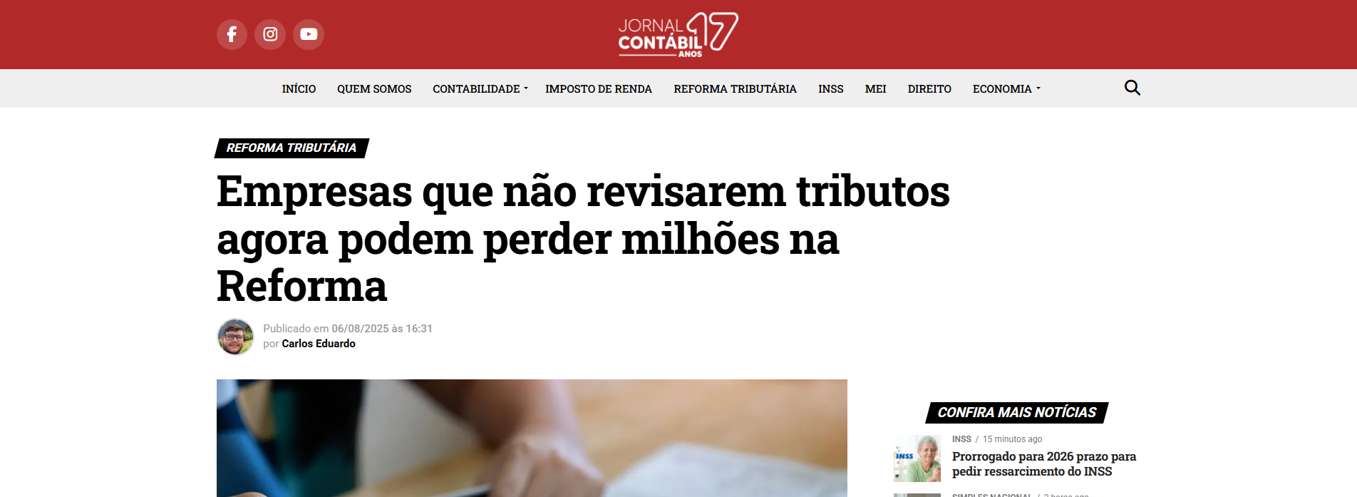 Empresas que não revisarem tributos agora podem perder milhões na Reforma